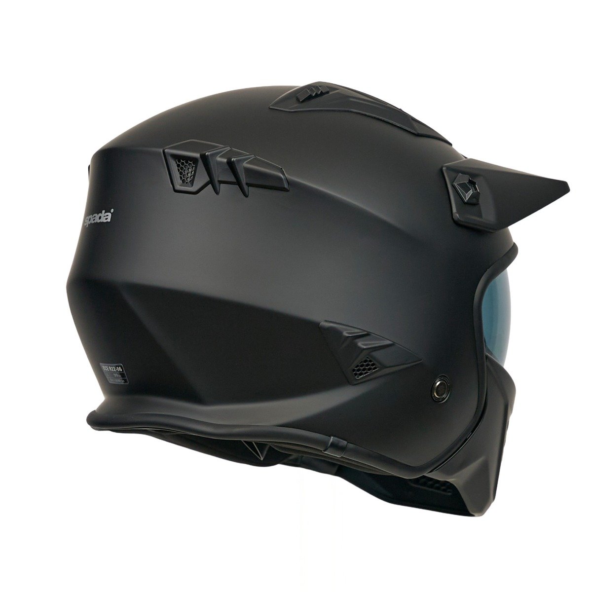 Spada Storm 06 Matt Black Helmet - Image 6