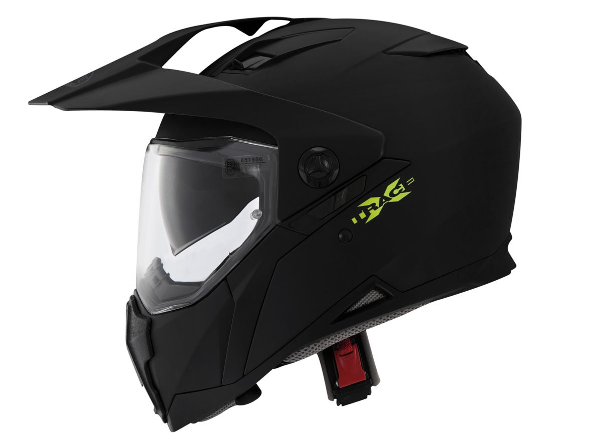 Caberg X-Trace Full Face Motorcycle Helmet - Matt Black - Image 2