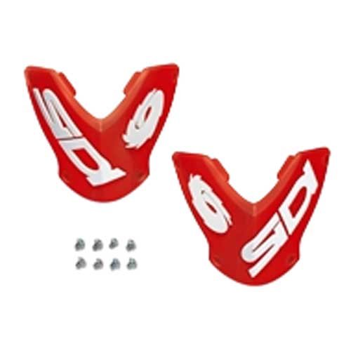 Sidi ST/Vortice Nylon Outer Shin Plate Red/White [90]