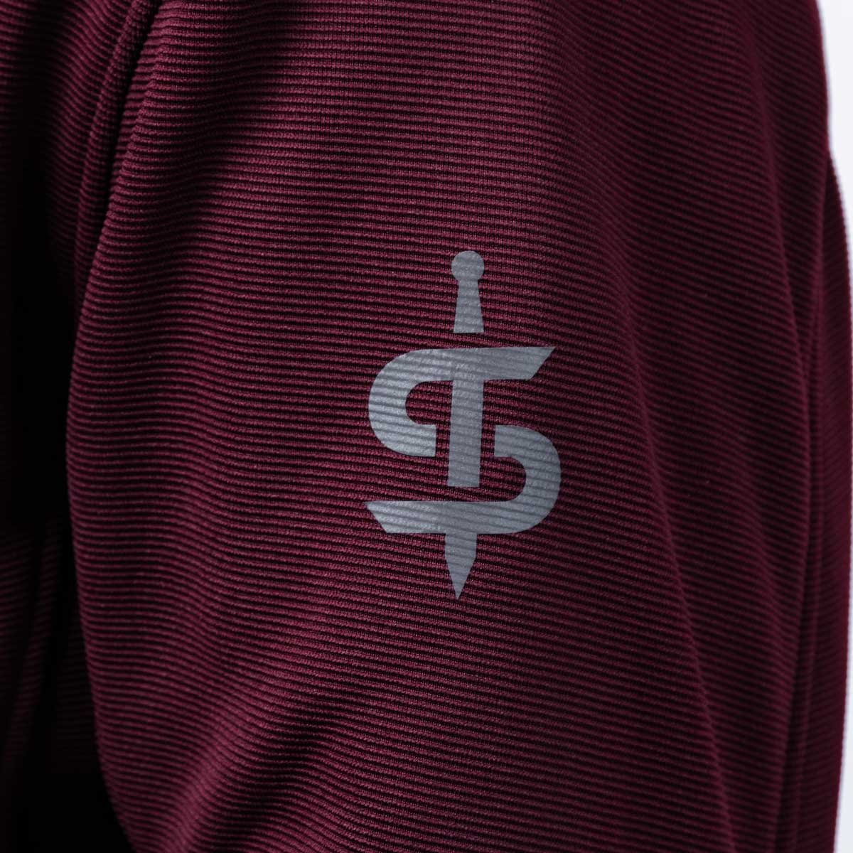 Spada Blade Zip CE Hoodie Port Red - Image 8
