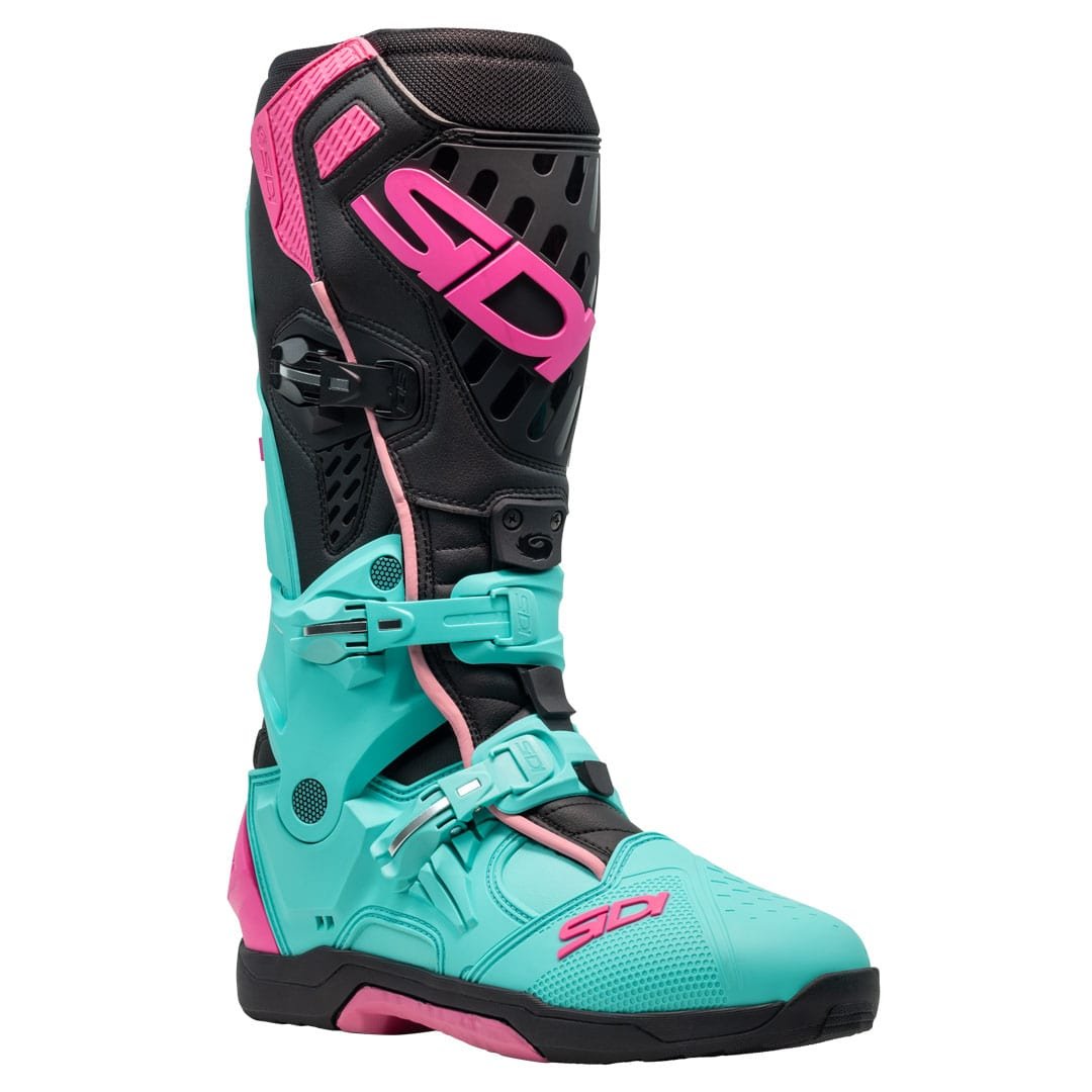 Sidi Crossair CE Boots Mint/Black/Pink