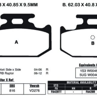 EBC Brake Pads FA428TT