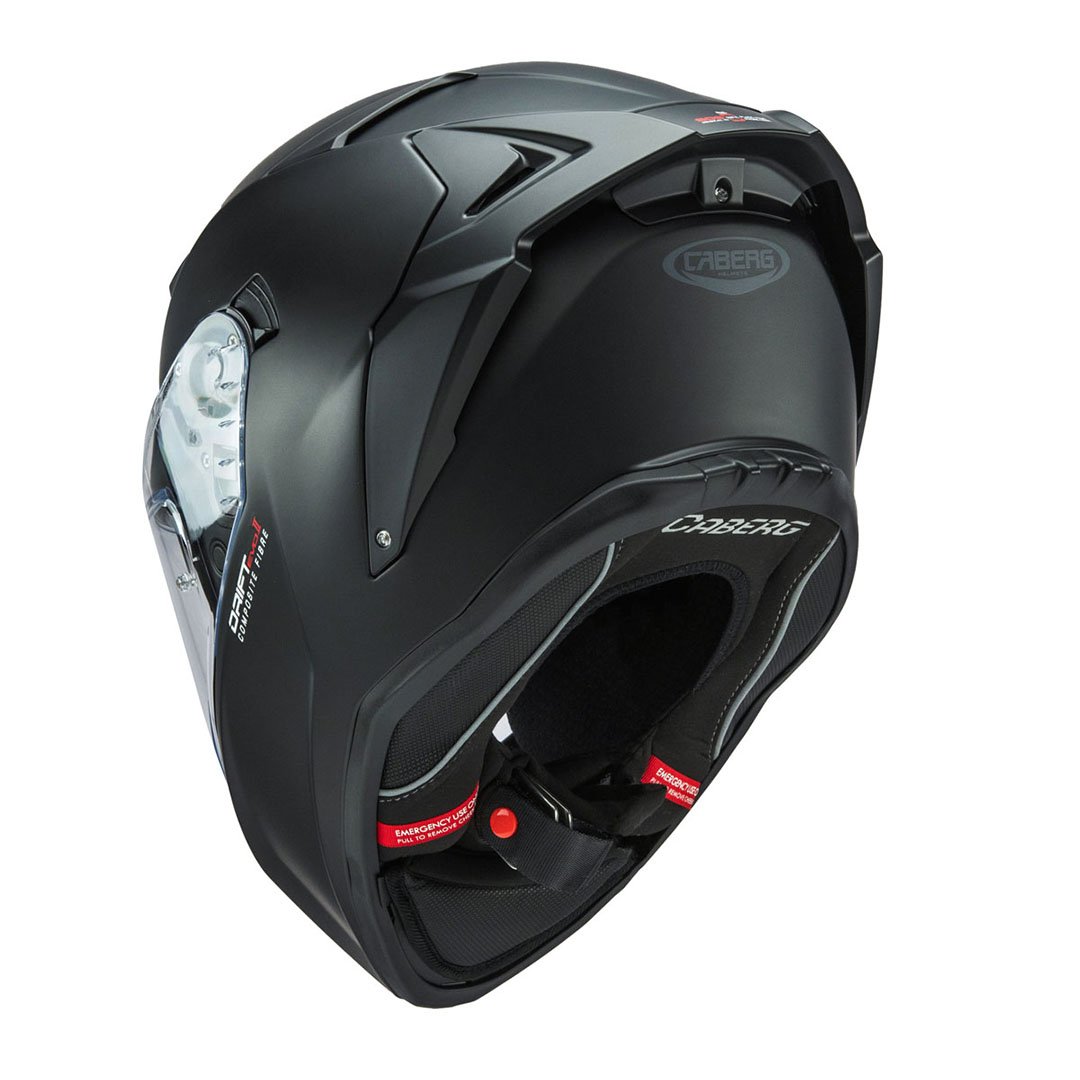 Caberg Drift Evo II Matt Black Full Face Motorcycle Helmet - Image 3