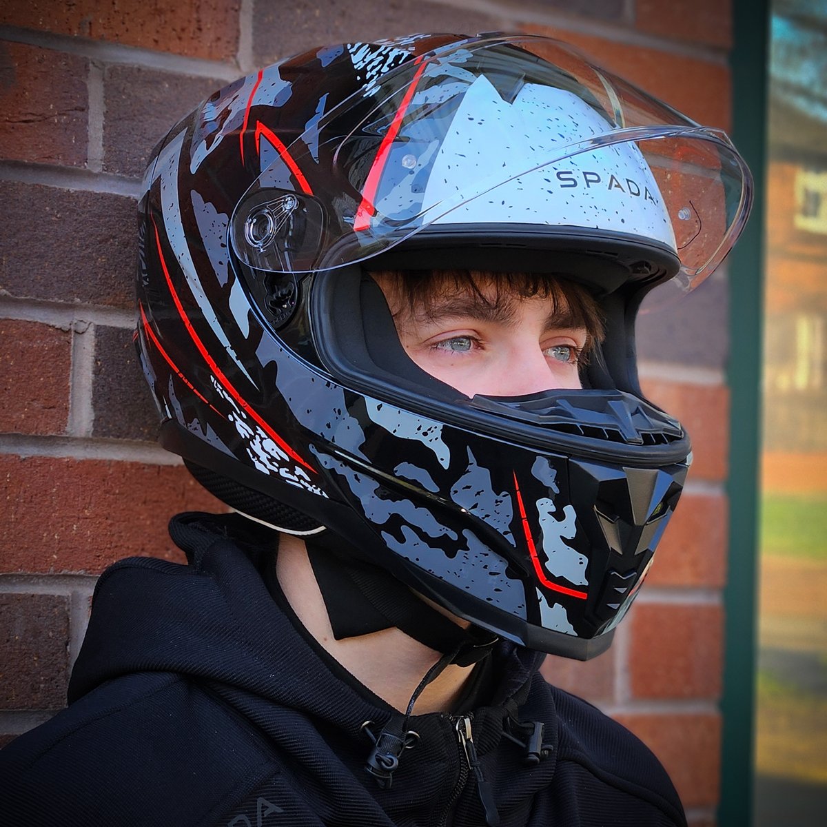 Spada Raiden 2 Meisai Red Helmet - Image 7