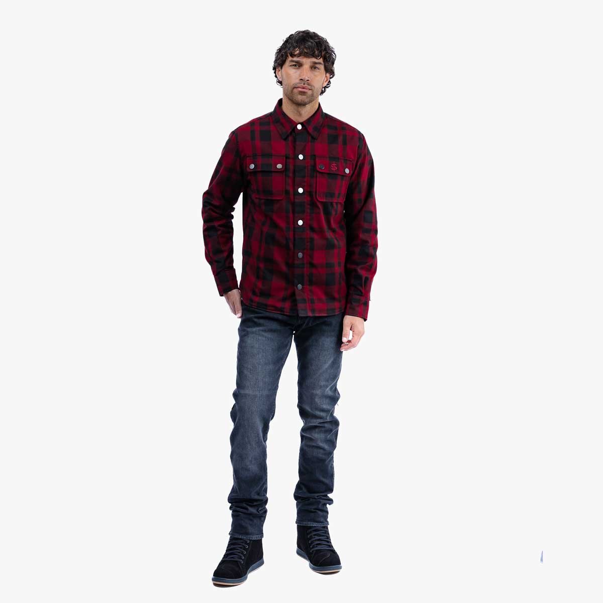 Spada Ember CE Shirt Red/Black - Image 9