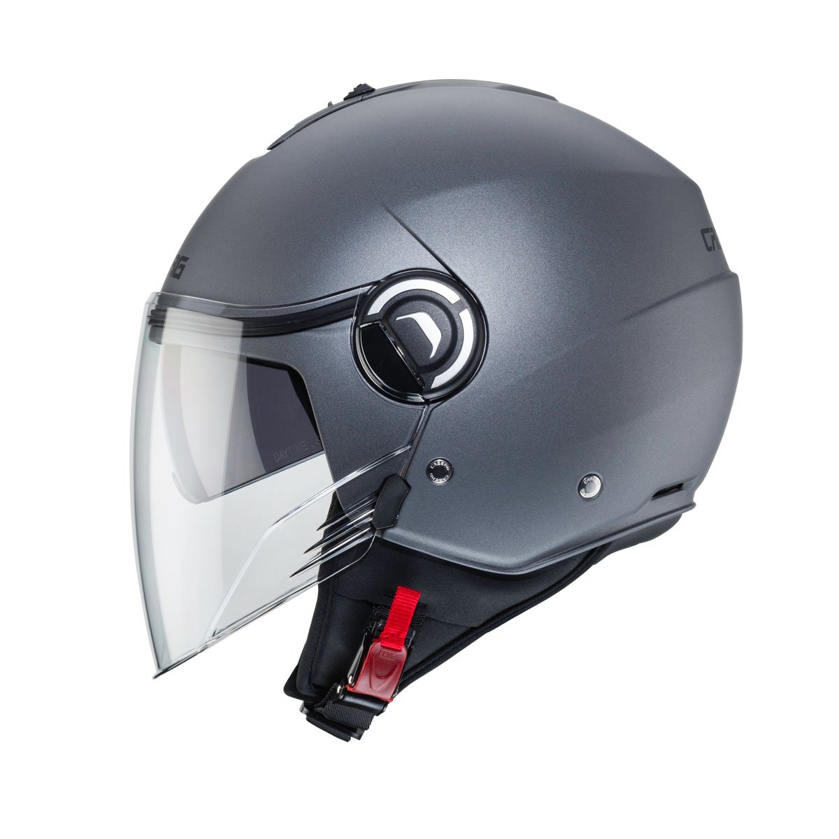 Caberg Riviera V4X Matt Gun Metal Helmet - Image 2