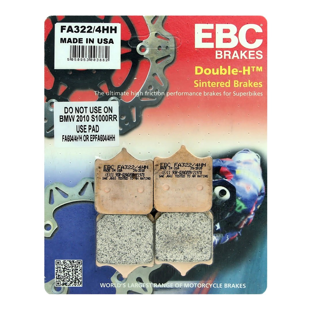 EBC Brake Pads FA322/4HH (4 Pcs Per Set)