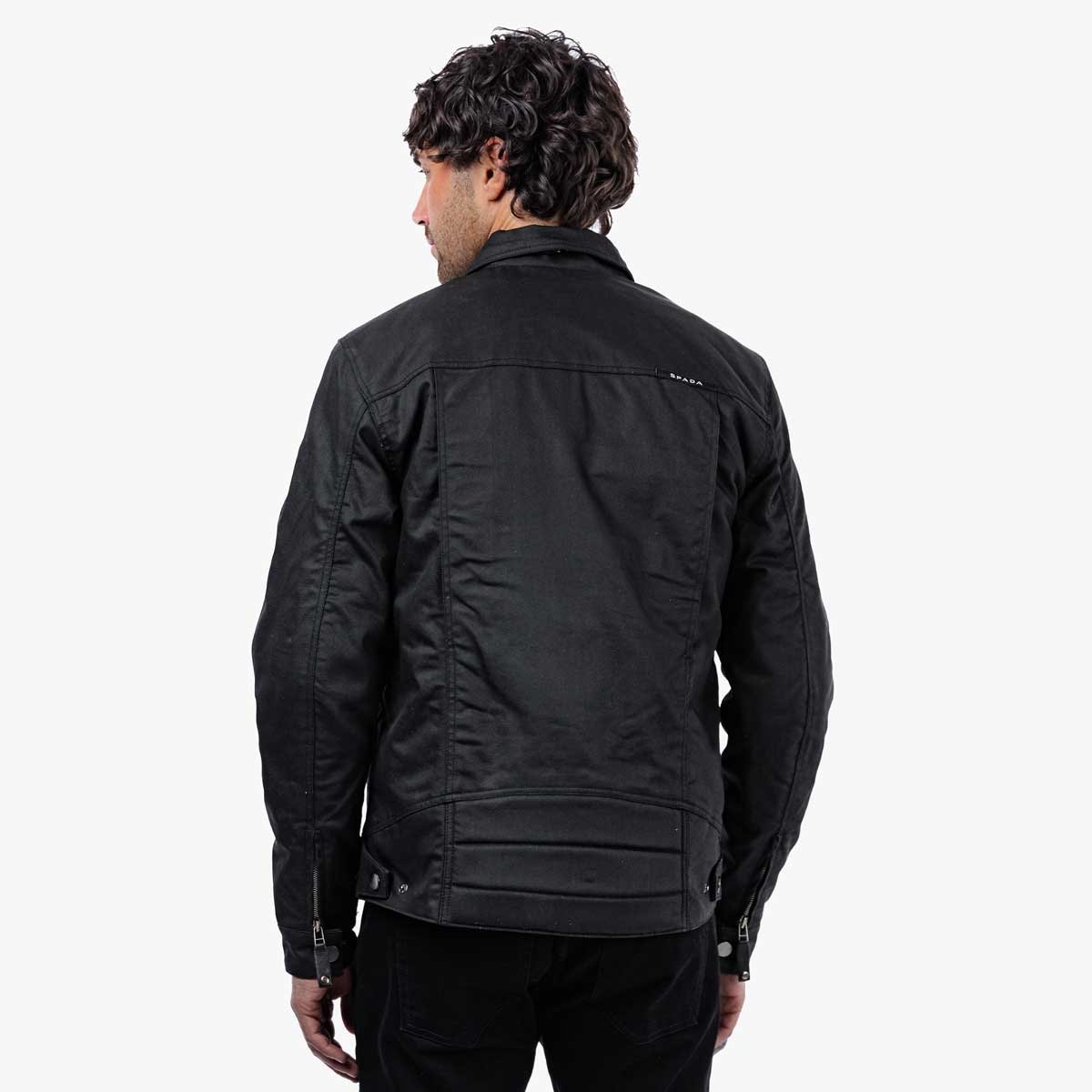 Spada Temper Trucker CE Jacket Black/Tan - Image 4