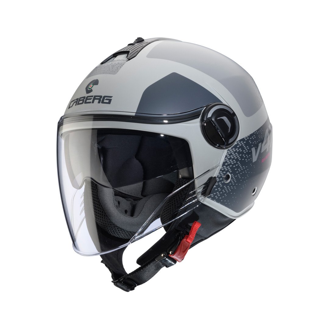 Caberg Riviera V4X Alpha Matt Sand/Anthracite/Grey Helmet - Image 2