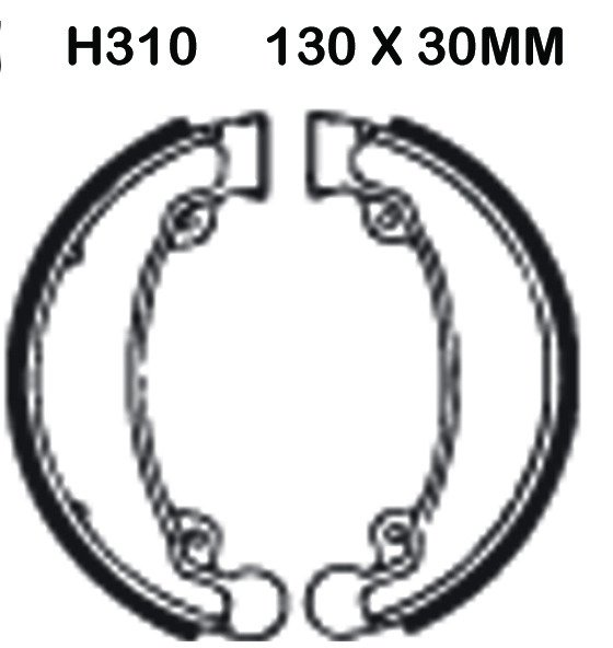 EBC Brake Shoes H310