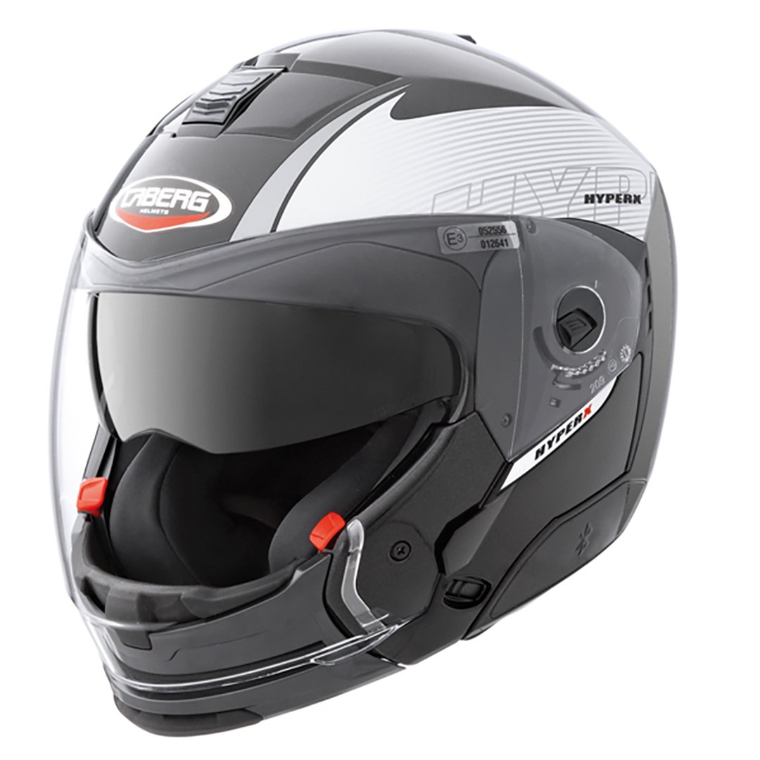 Caberg Hyper X Mod Black/Silver Full Face Motorcycle Helmet