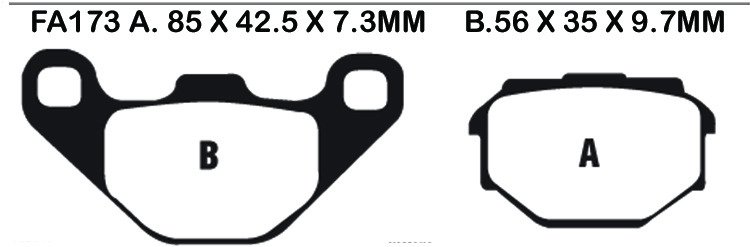 EBC Brake Pads SFA173