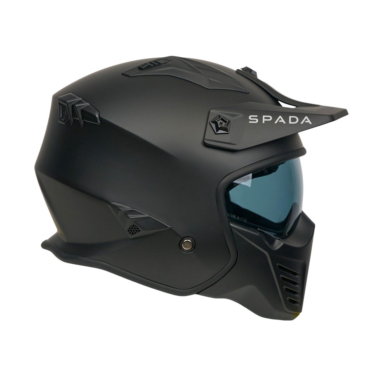 Spada Storm 06 Matt Black Helmet - Image 7