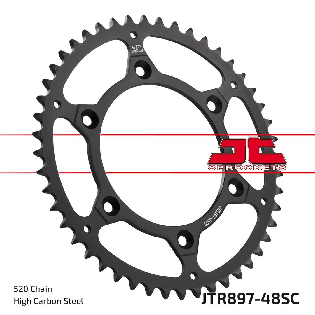 JT Rear Sprockets R/W 897-48SC Alloy