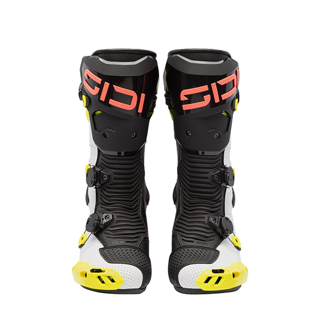 Sidi Mag 2 Air CE Boots Fluo Yellow/Fluo Coral - Image 4