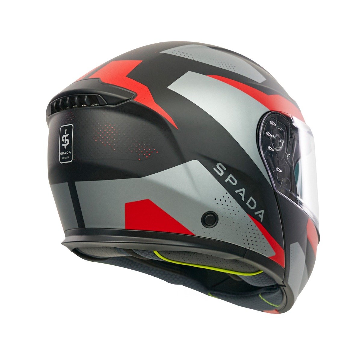 Spada Orion 2 Geo Camo Matt Red Helmet - Image 6