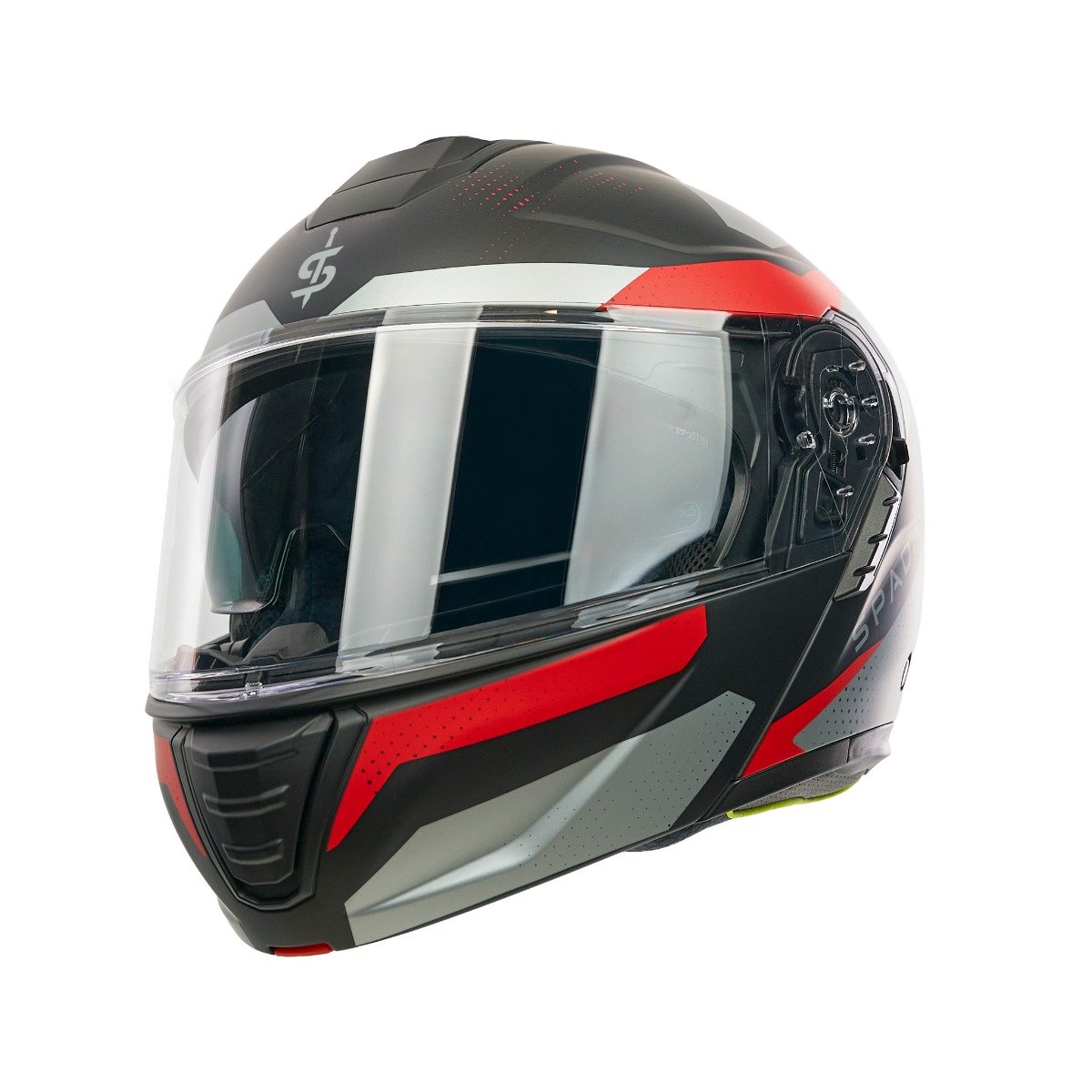 Spada Orion 2 Geo Camo Matt Red Helmet - Image 2