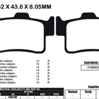 EBC Brake Pads FA631HH
