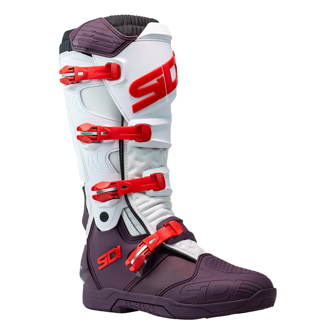 Sidi X-Power SC CE Boots White/Wine S/O
