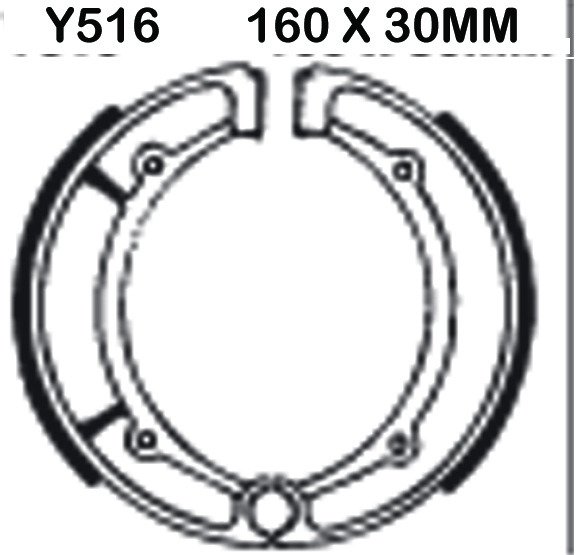 EBC Brake Shoes Y516-SPECIAL ORDER