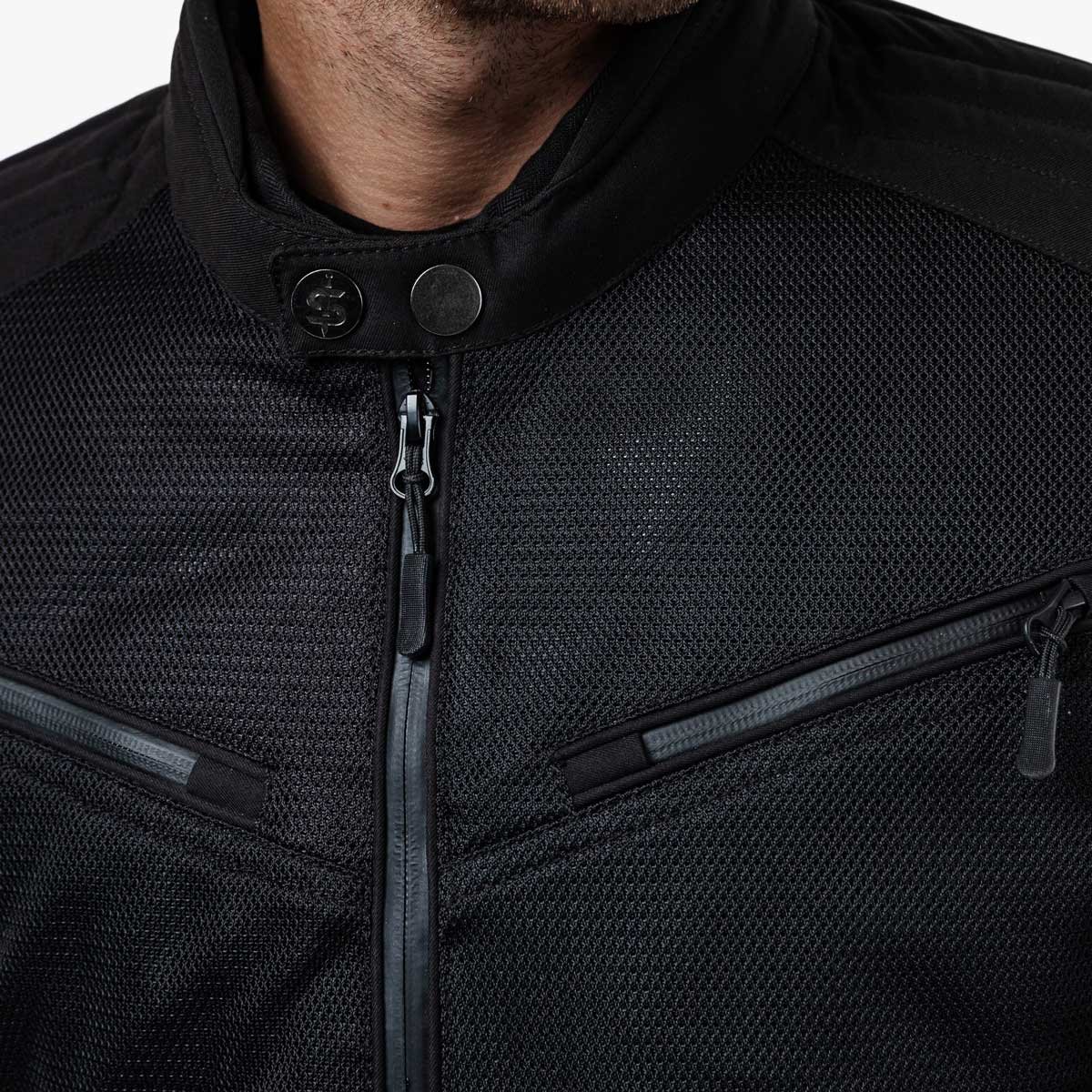 Spada Cafe Air CE Jacket Black - Image 9