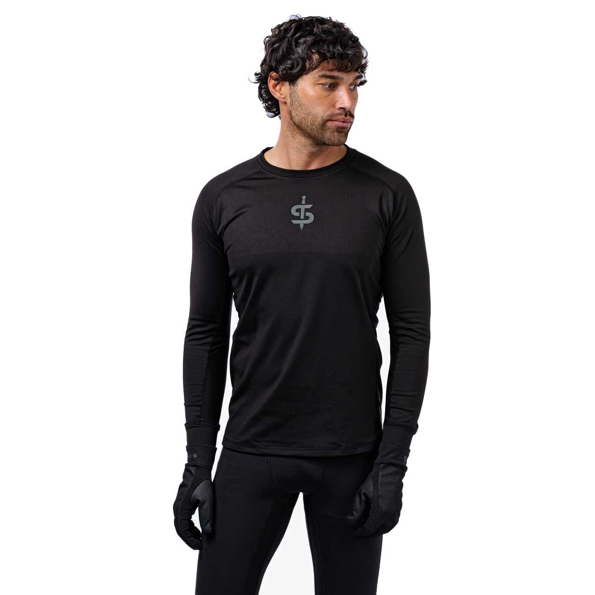 Spada Crucible Baselayer Crew LS Black - Image 2