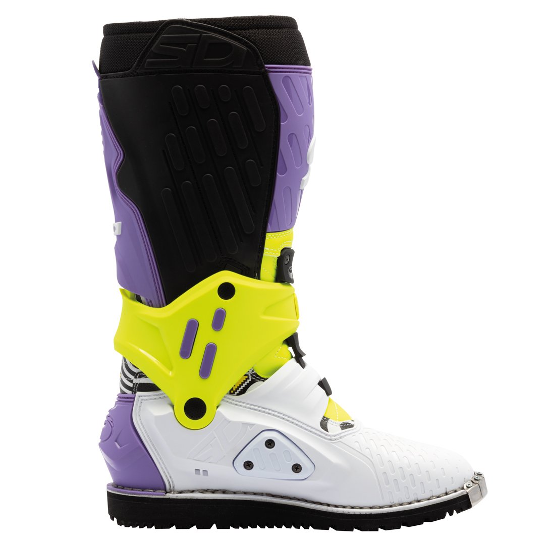 Sidi Crossair CE Boots Billy Bolt LE Purple/Yellow - Image 4