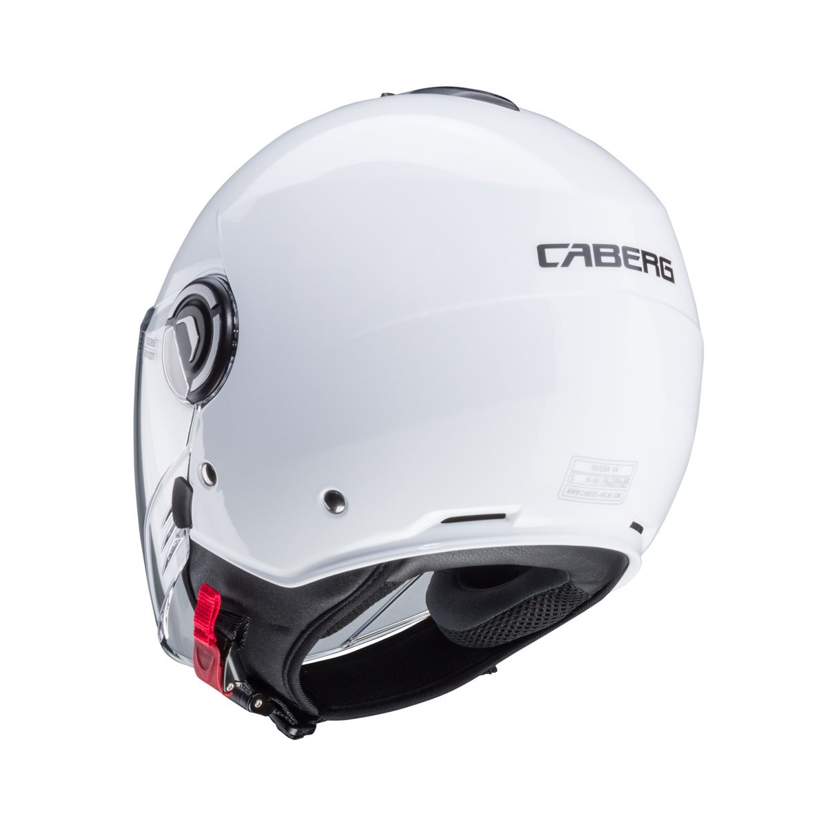 Caberg Riviera V4X White Helmet - Image 3