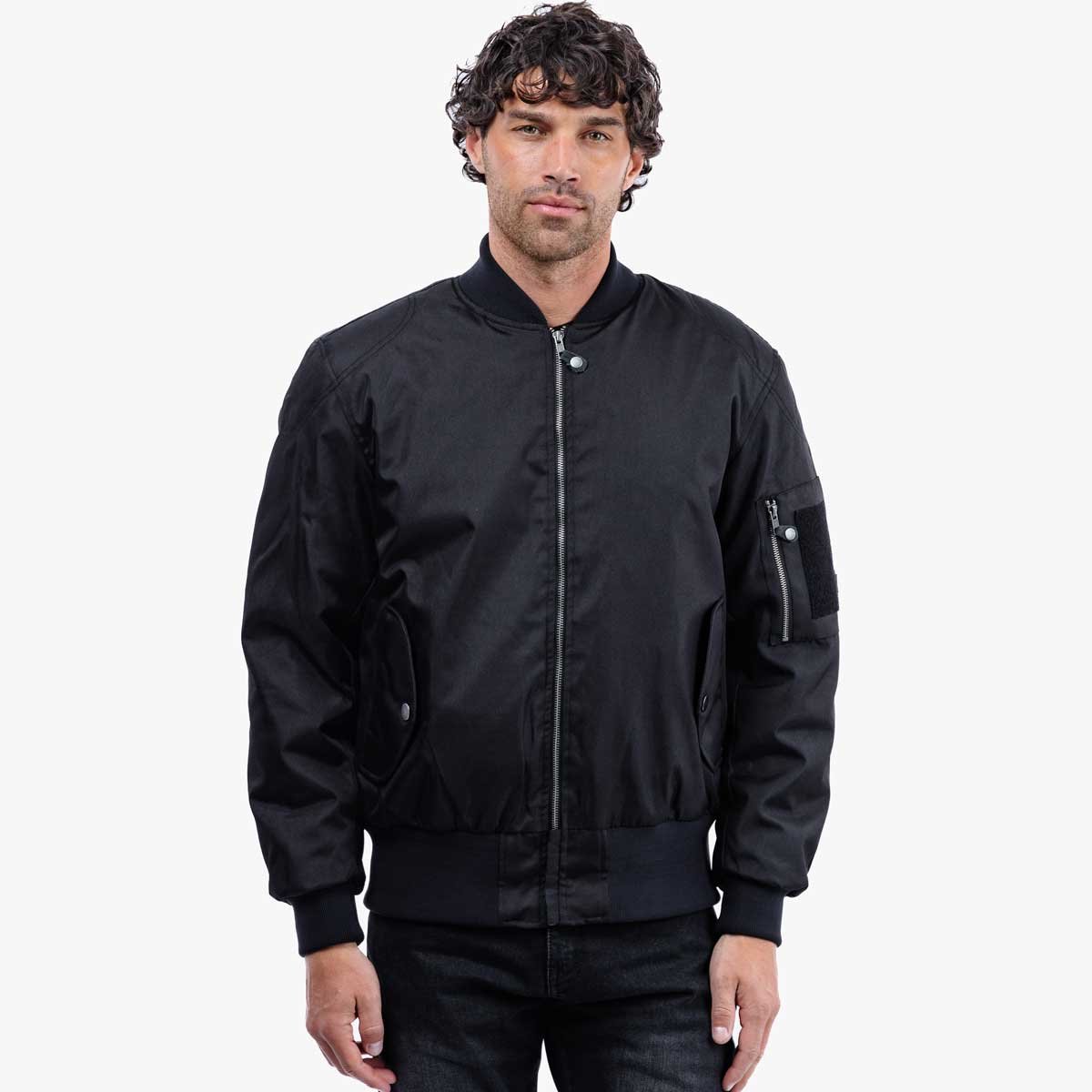 Spada Airforce MA1 CE WP Bomber Jacket Black - Image 7