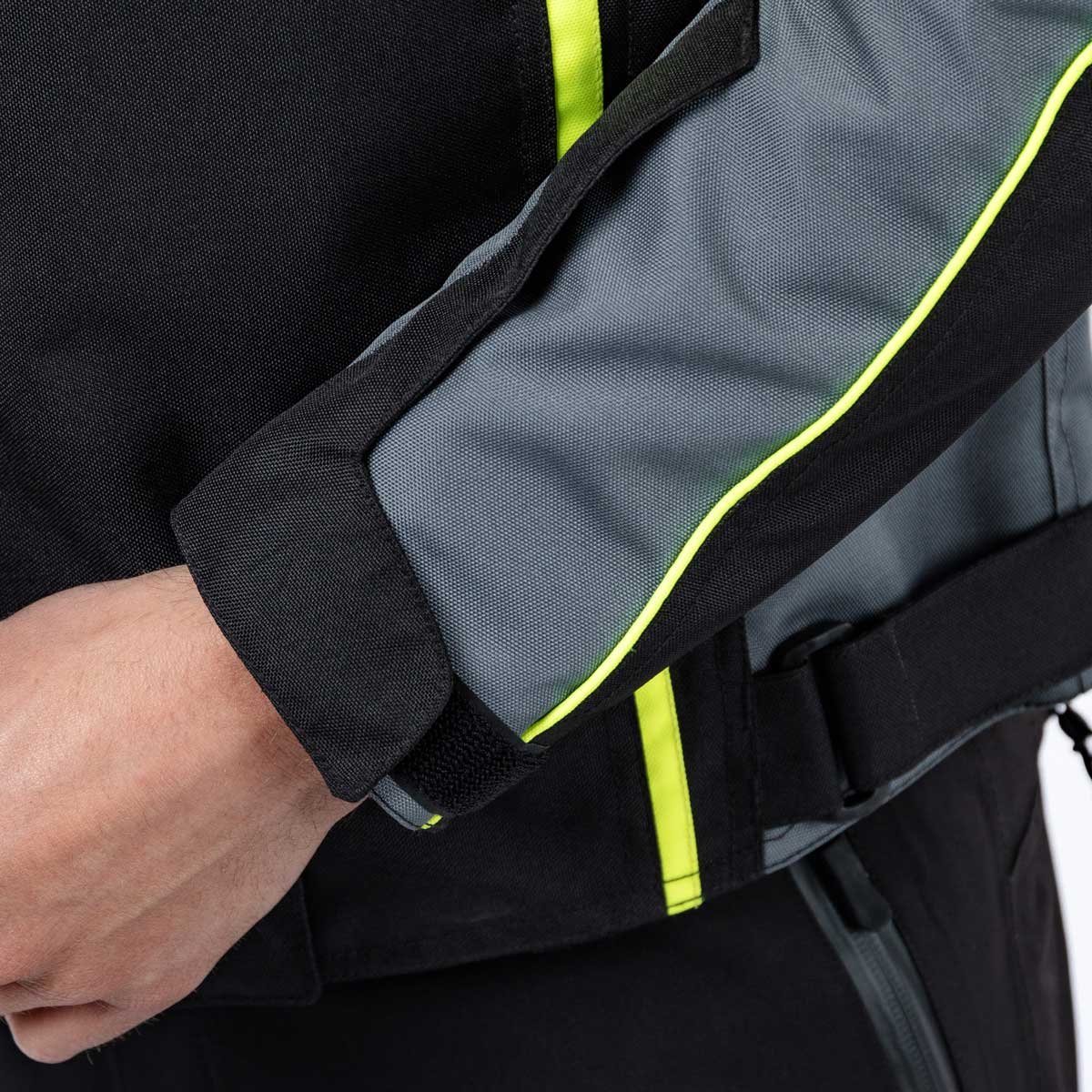 Spada Pace Rev.2 CE WP Jacket Black/Grey/Fluo - Image 13
