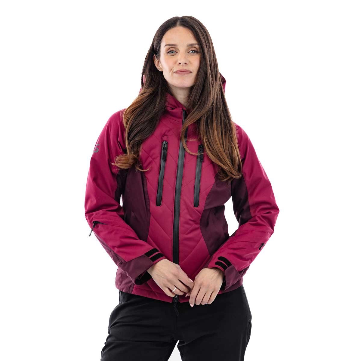 Spada Bella CE WP Quilted Jacket Port Red - Image 3