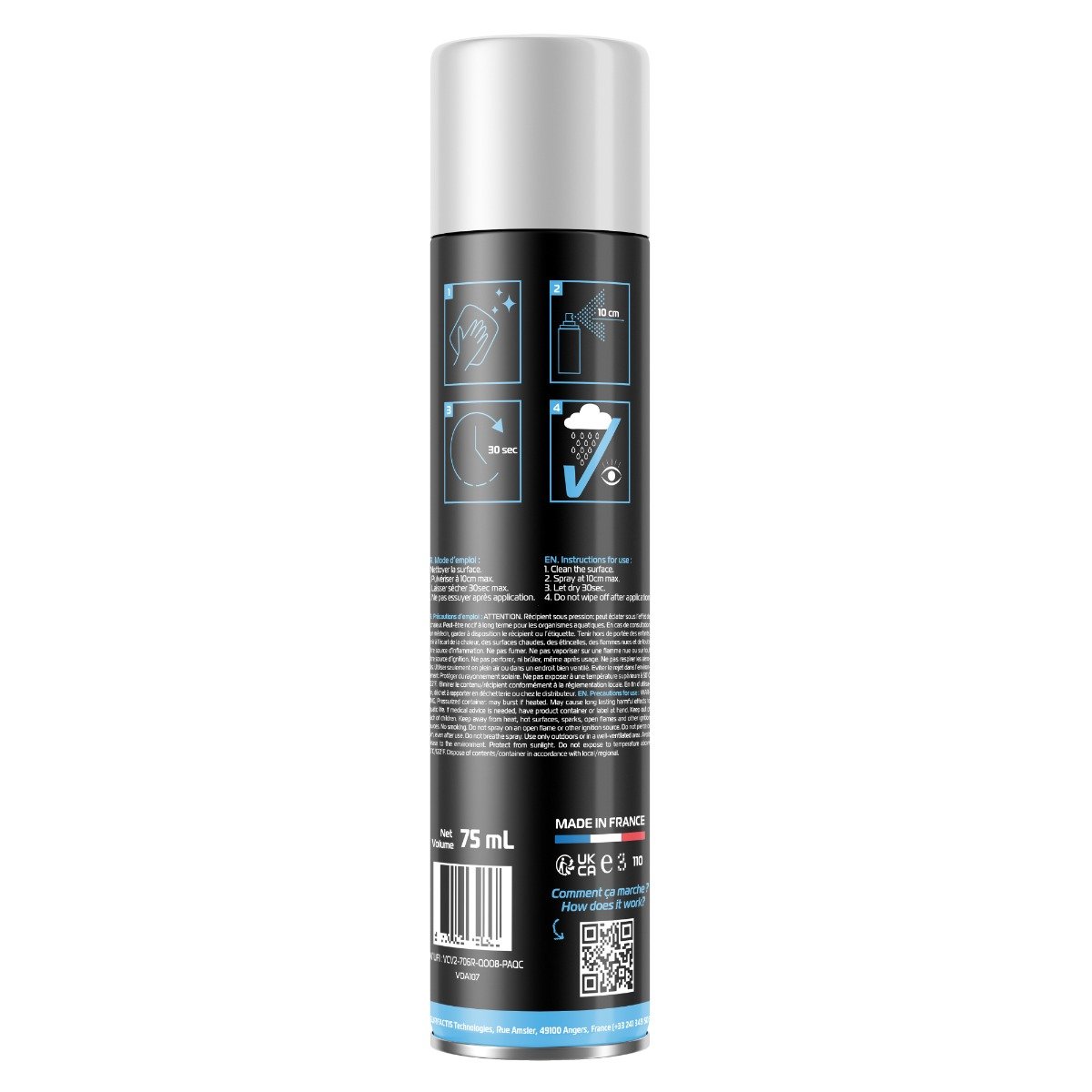 VisioDry Superhyrdrophobic Anti Rain Aerosol Spray - Image 2