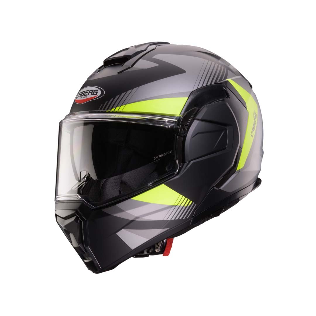 Caberg Trip Lunar Matt Black/Grey/Yellow Fluo/Anthracite Helmet