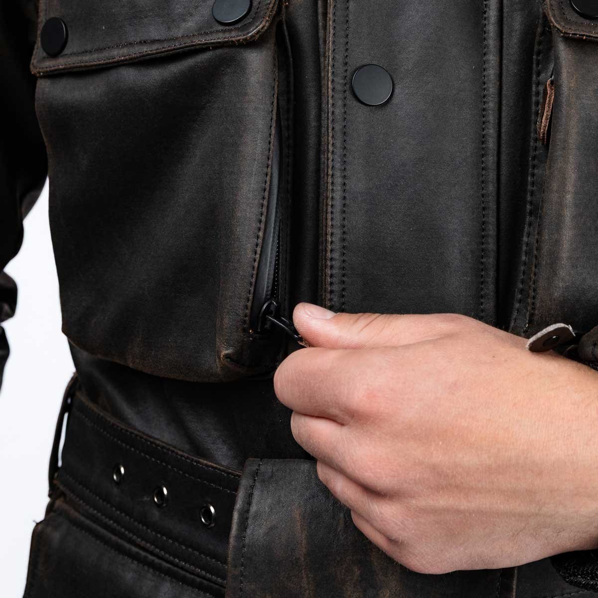 Spada Crossguard CE WP Jacket Walnut - Image 12