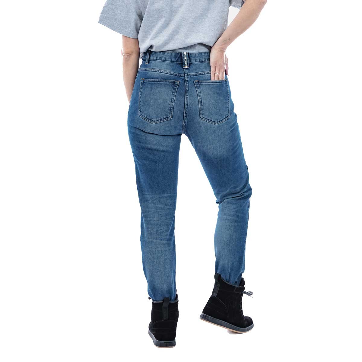 Spada Drifter CE Ladies Jeans Short Leg Washed Blue - Image 6