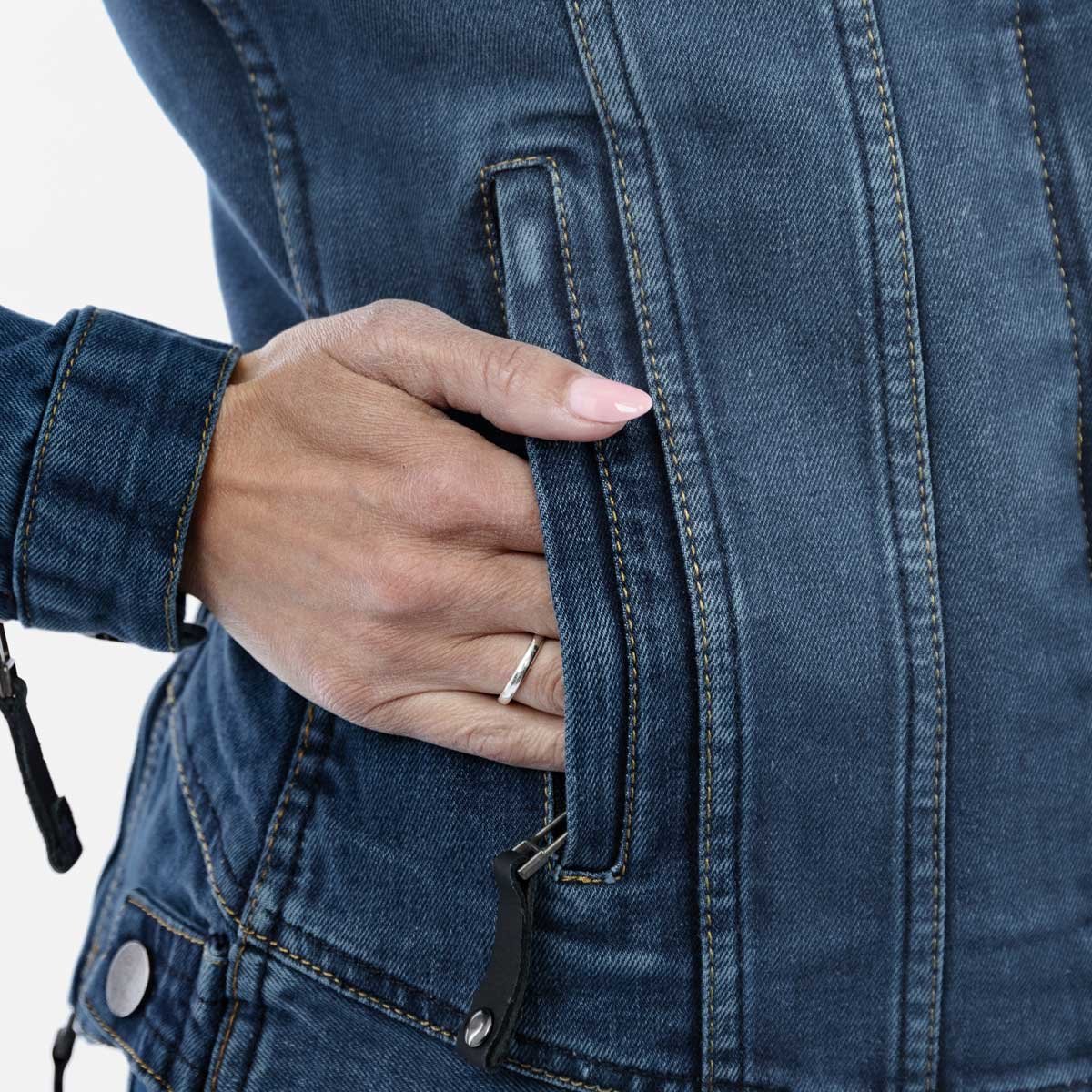 Spada Tura Trucker CE Ladies Washed Blue - Image 10