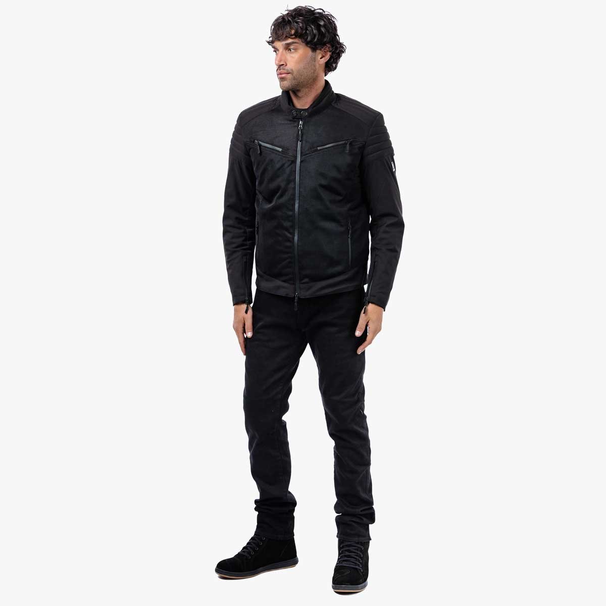 Spada Cafe Air CE Jacket Black - Image 6