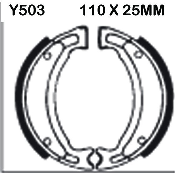 EBC Brake Shoes Y503