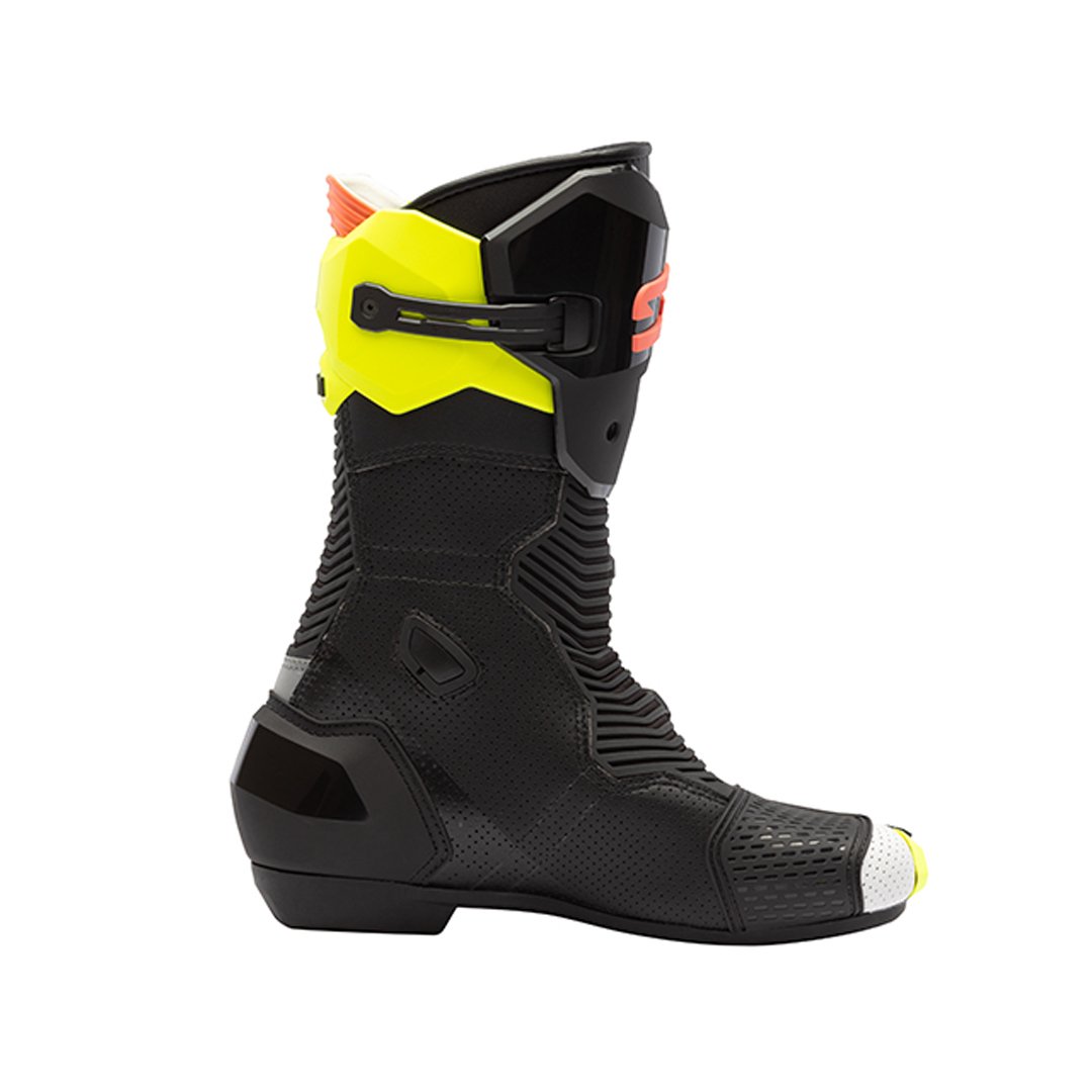 Sidi Mag 2 Air CE Boots Fluo Yellow/Fluo Coral - Image 3