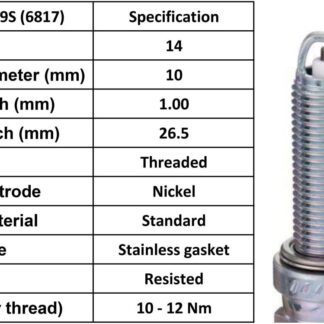 NGK Spark Plug LMAR8A-9S Plugs [Box 10]