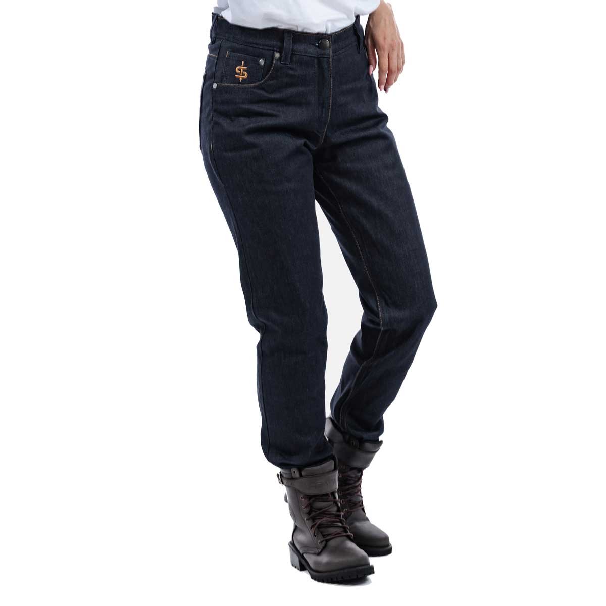 Spada Ronin CE Ladies Jeans Raw Indigo - Image 4