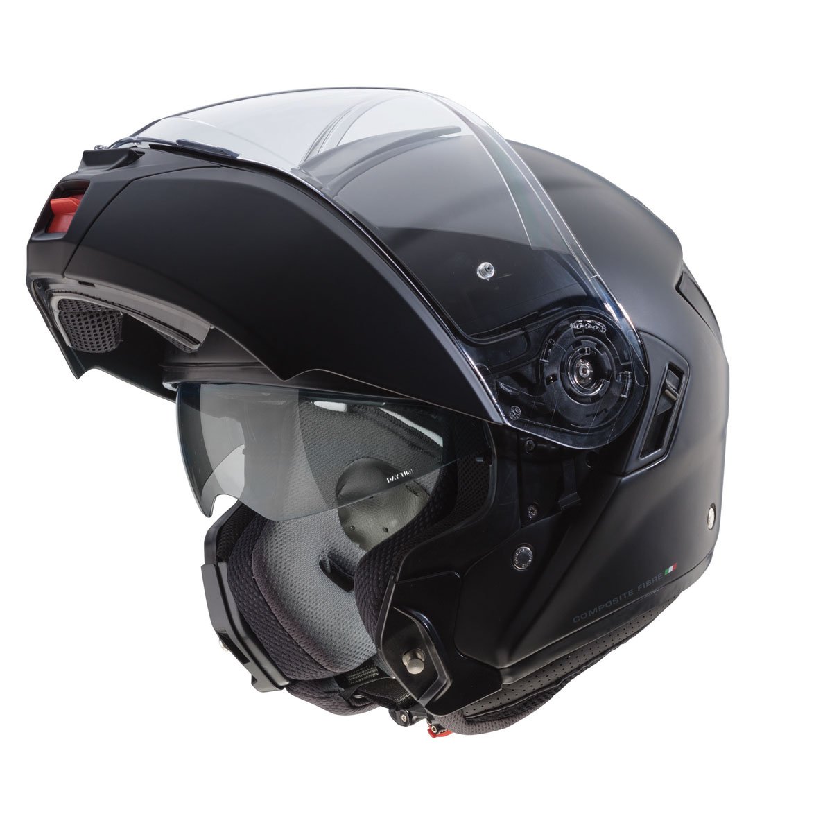 Caberg Levo Matt Black Flip Up Motorcycle Helmet - Image 2