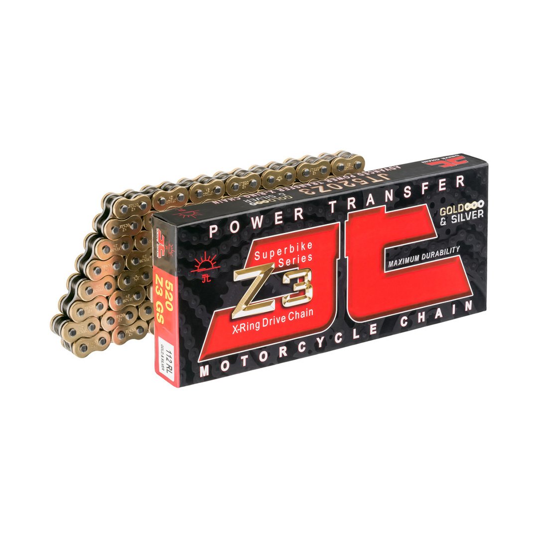 JT CHAIN 520 Z3 X 120 Gold Silver