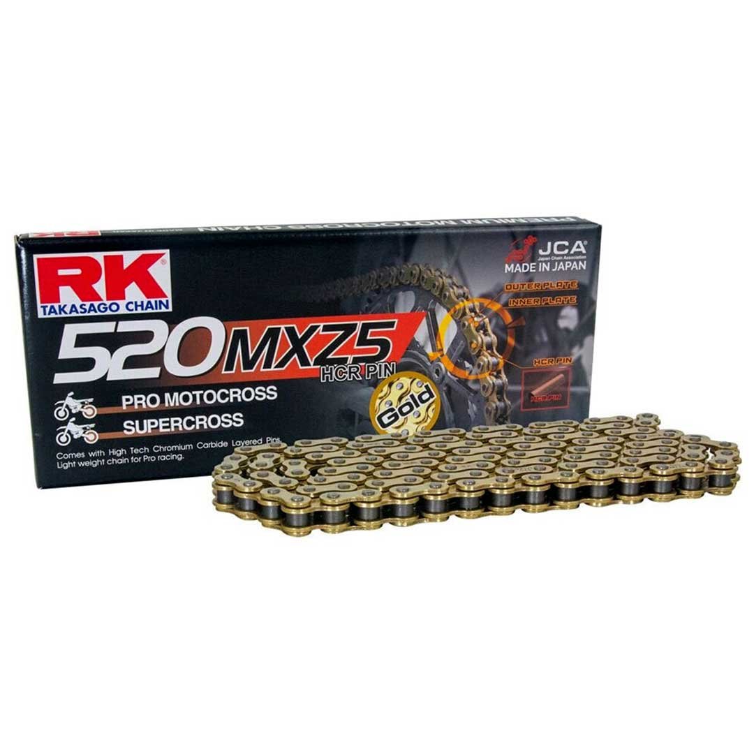 RK GB520MXZ5 X 116 CHAIN GOLD