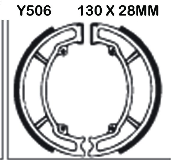 EBC Brake Shoes Y506