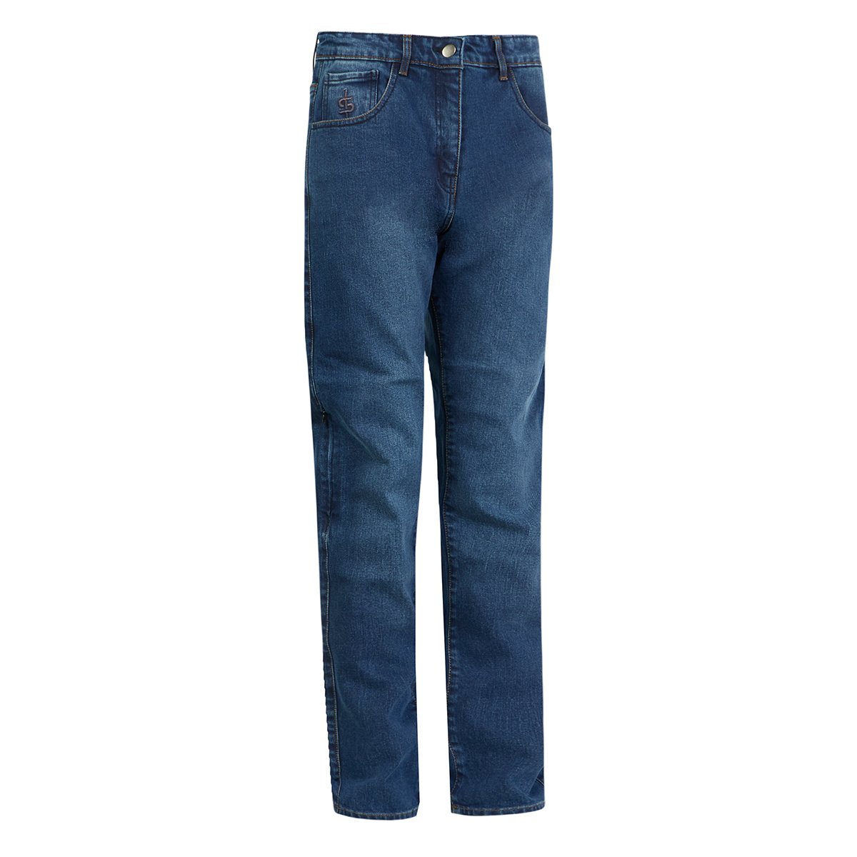 Spada Drifter CE Ladies Jeans Short Leg Washed Blue - Image 2