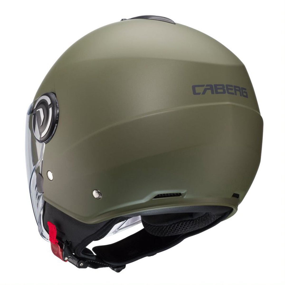Caberg Riviera V4 Matt Military Green Helmet - Image 3