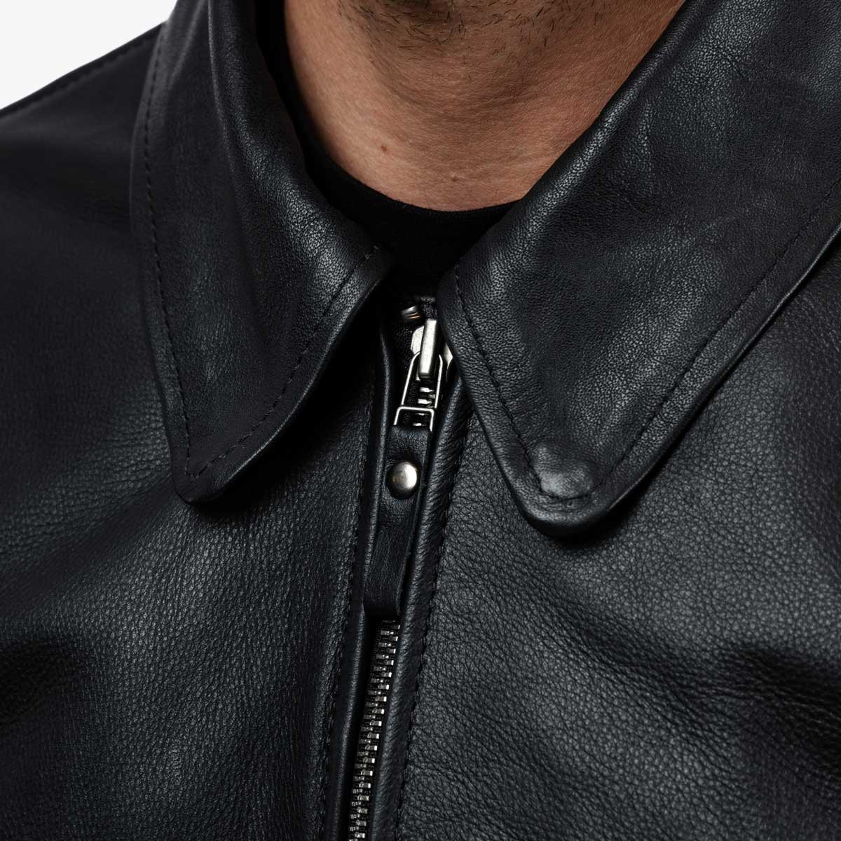 Spada Turbine CE Leather Bomber Jacket Black - Image 5