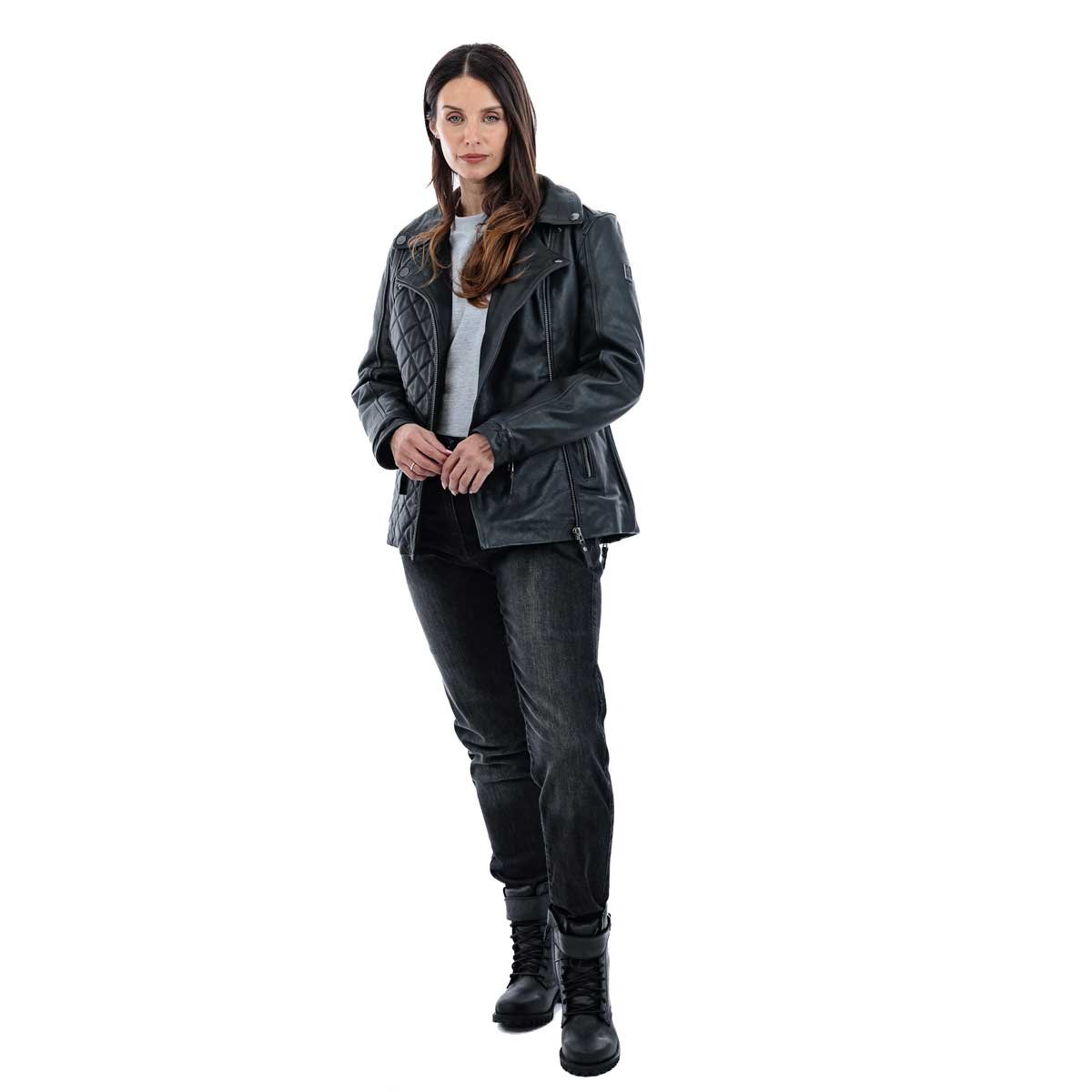 Spada Lancer Leather CE Ladies Jacket Black - Image 12