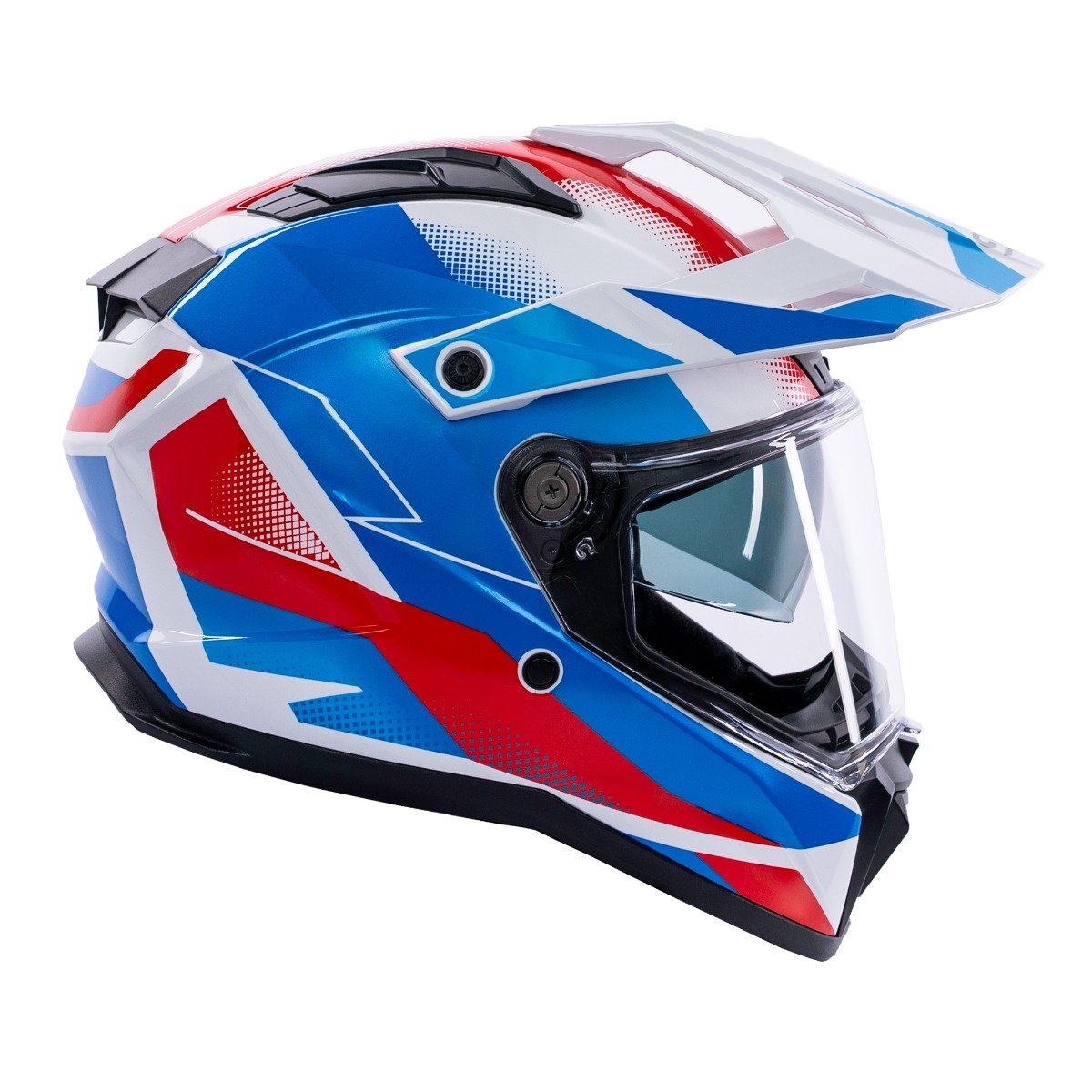 Spada Trailhawk Raptor Red/Blue/White Helmet - Image 7